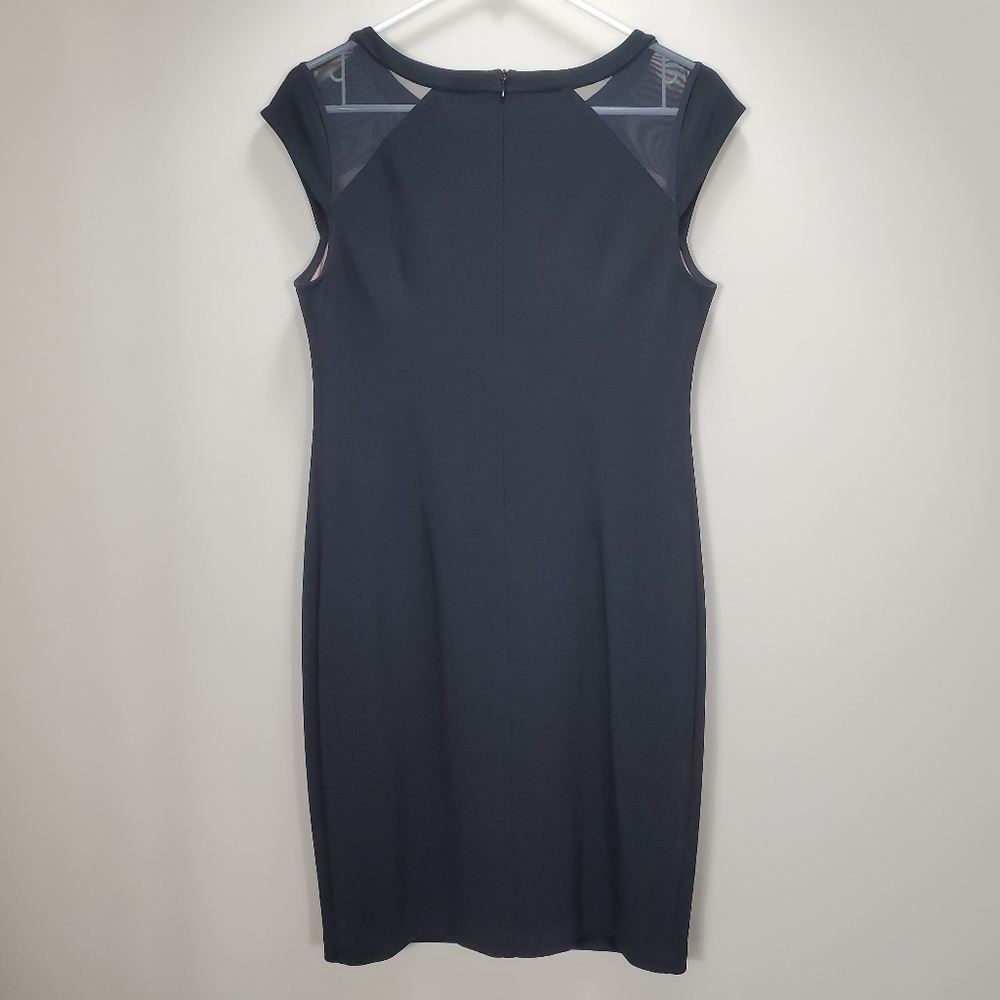 Joseph‎ Ribkoff black tan sheath dress - Picture 3 of 13